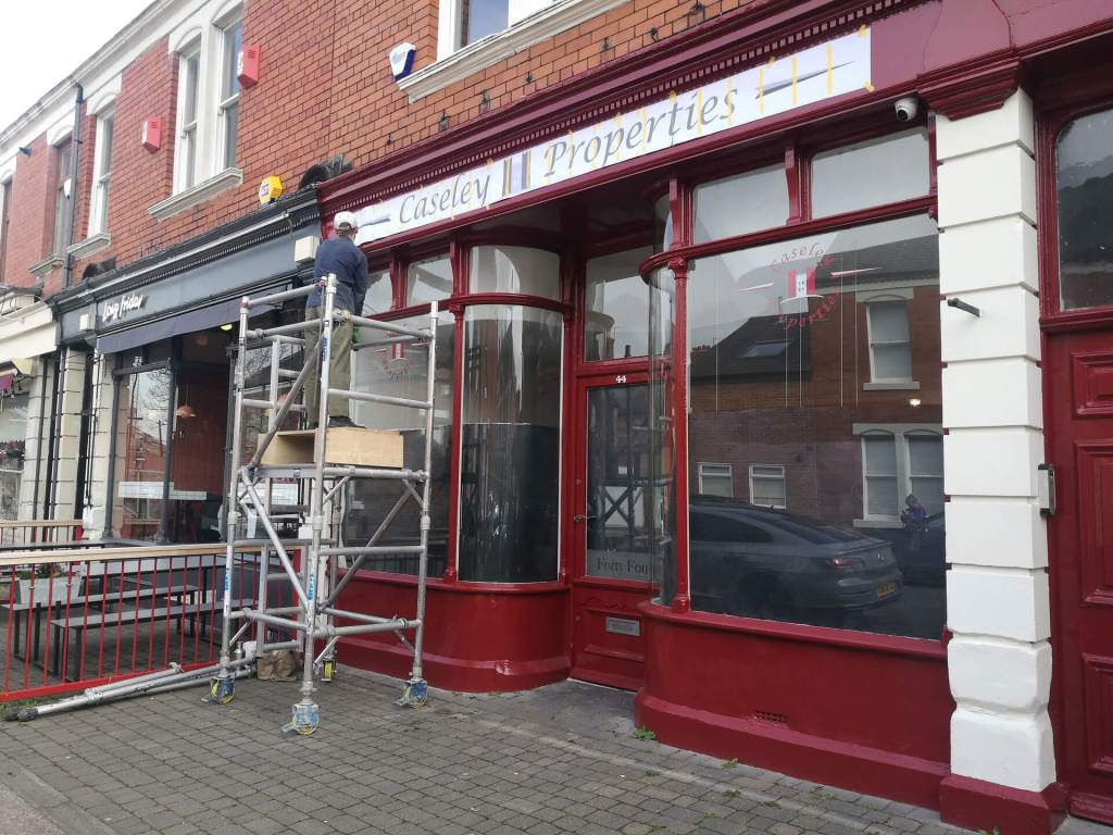 Sign-writing-taking-place